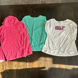 Girls size 14 Vineyard Vines long sleeve bundle- EUC!